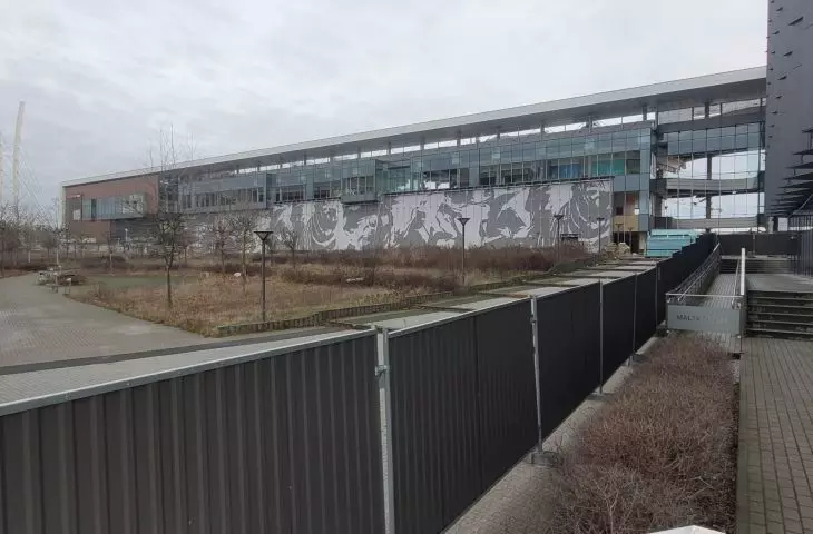 demolition of Galeria Malta in Poznań