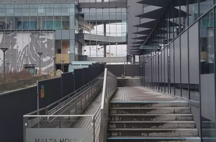 demolition of Galeria Malta in Poznań