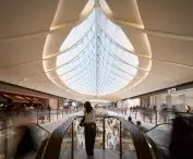 Cultural and Business Center in Xi'an, China - subway roof