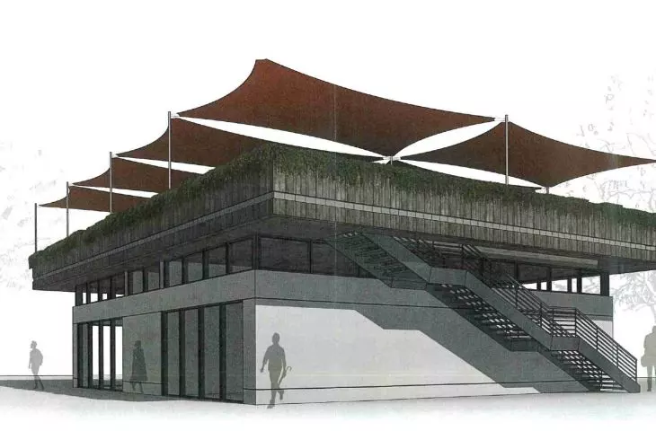 Concept for reconstruction of 'Bajlandia' in Jordan Park in Krakow