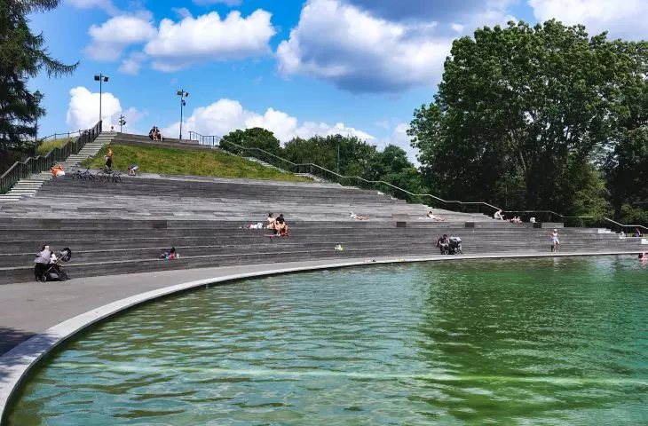 Amphitheater in the Jordan Park in Krakow