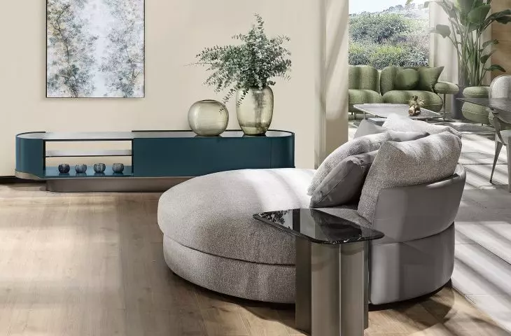 CANTORI - GREGORY dresser, OASI sofa, FLORIO table