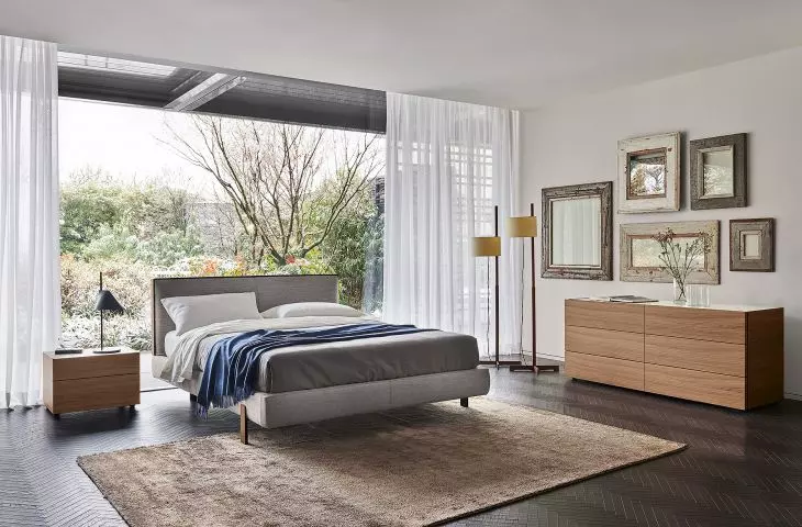 SAN GIACOMO - DECOR bed, STATUS chest of drawers and bedside table