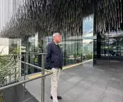 Audeum, or Sound Museum in Gangnam-gu district (Seoul, South Korea) - Kengo Kuma at the museum block  