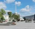 square of the Universal National Exhibition
