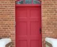 Red front door 