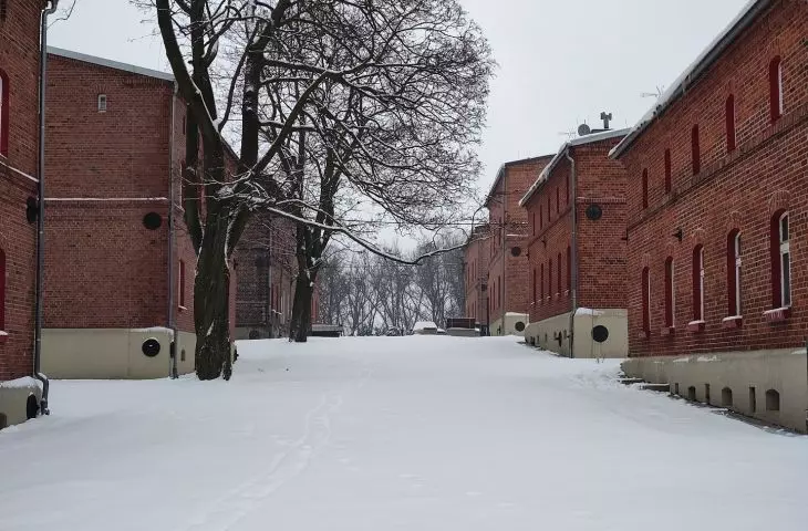 Przestrzeń między domami