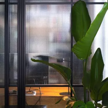 The cabinet was hidden behind a steel wall with reinforced glass