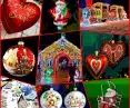 Heaps of glass baubles and other Christmas decorations fill the passages of shopping malls, presenting an appeal to the most common tastes
