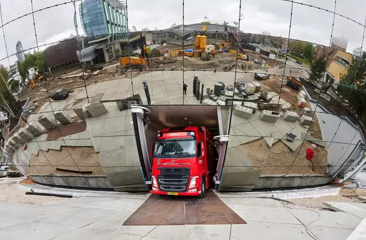 Magazyn kolekcji dzieł sztuki Muzeum Boijmans Van Beuningen w Rotterdamie