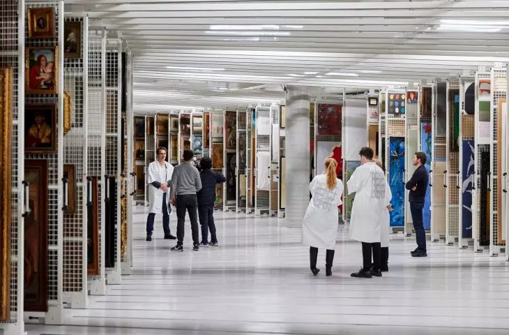 Storage facility for the art collection of the Boijmans Van Beuningen Museum in Rotterdam