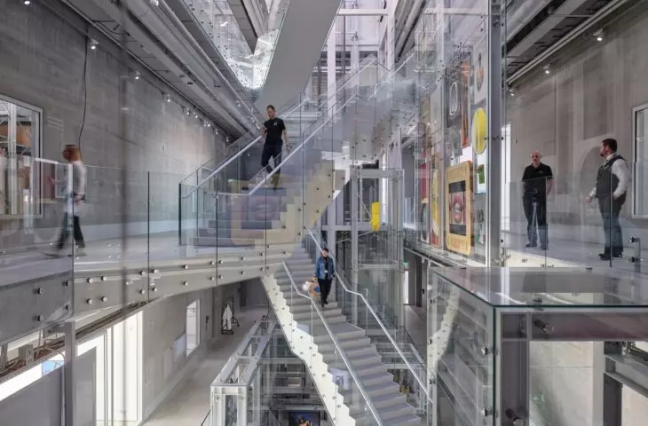 Storage facility for the art collection of the Boijmans Van Beuningen Museum in Rotterdam