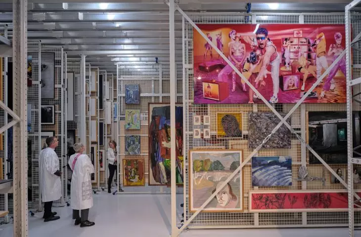 Storage facility for the art collection of the Boijmans Van Beuningen Museum in Rotterdam