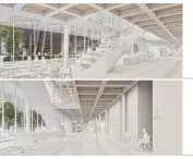 Projekt wnętrza Centrum Obywatelskiego