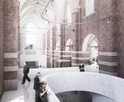 wizualizacja zmodernizowanego wnętrza Muzeum Architektury we Wrocławiu