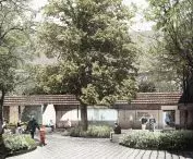 entrance pavilion