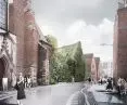 widok od ulicy Bernardyńskiej w kierunku alei Słowackiego