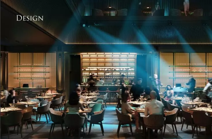 Restaurant with a stage