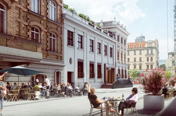 WIdok od strony ulicy Mielęckiego