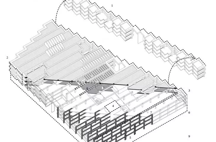 Bednarska UW - construction diagram 