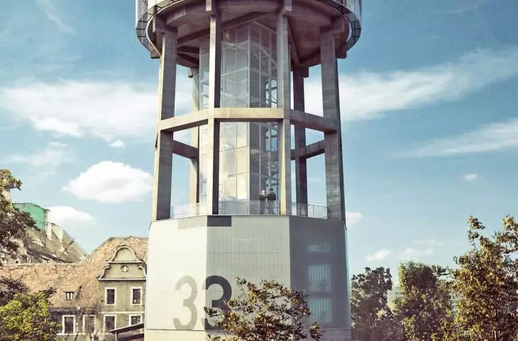 H2O (przebudowa wieży ciśnień), Bytom, 2013
