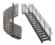 Stairs for residential, commercial and industrial construction