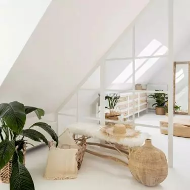Attic partition wall