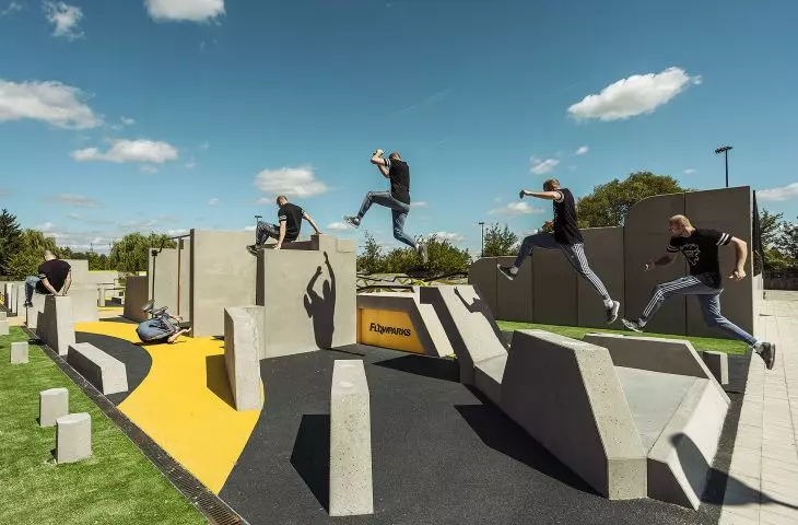 Parkour Park in Minsk Mazowiecki