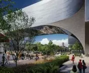 Singapore's new Science Centre - buildings will appear to float above the park