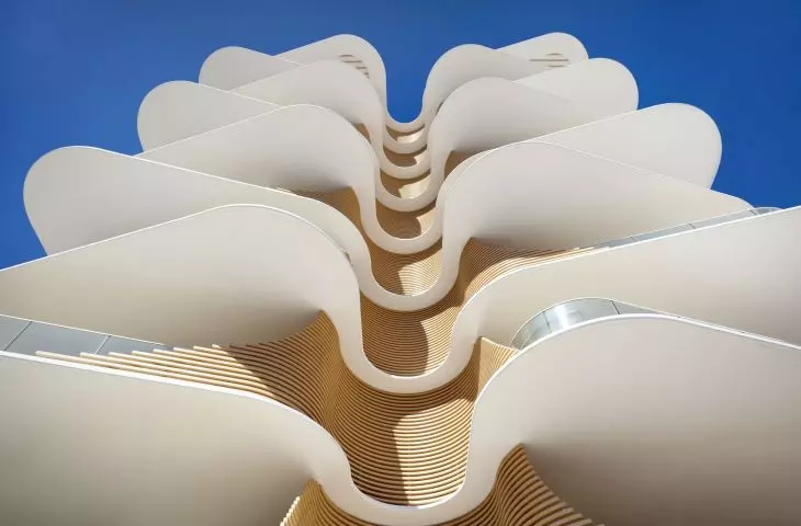 Norfolk residential building in Gold Coast, Queensland, Australia - the building is located in a prestigious location at the southern end of Burleigh Heads beach