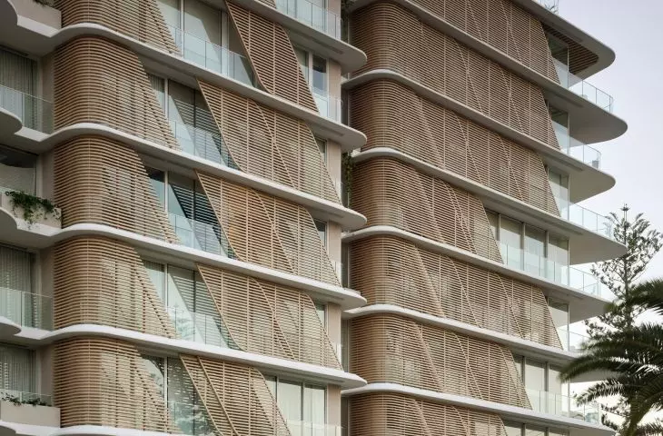 Norfolk residential building in Gold Coast, Queensland, Australia
