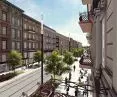 przebudowa ulicy Ratajczaka w Poznaniu - wizualizacja poglądowa