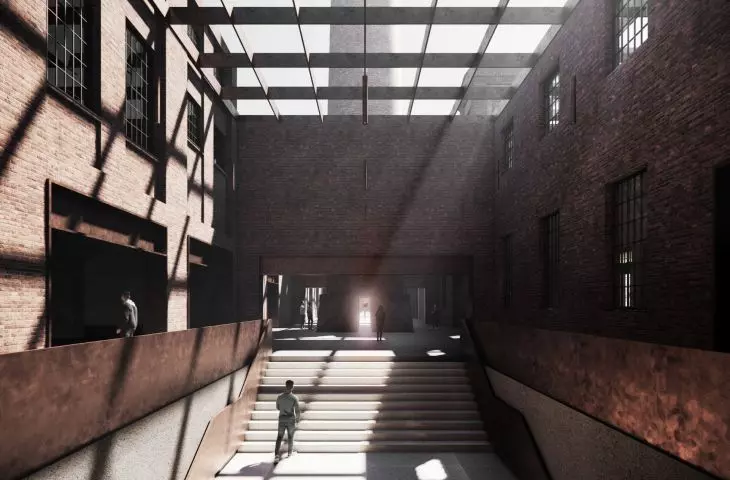 zabytkowe, ceglane mury stały się dla architektów swoistym medium pamięci
