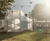 The Bellastock festival was held this year at L'Éclair, managed by the Soukmachines collective, a place that is located in the city but also adjacent to the forest