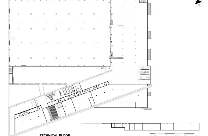 Mascot International's new headquarters and logistics center in Pårup, Denmark - first floor plan 