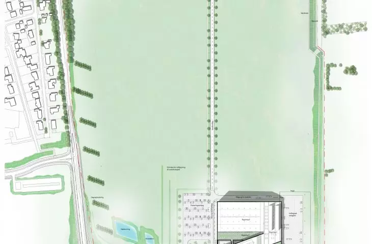 Nowa siedziba i centrum logistyczne Mascot International w duńskim Pårup — plan zagospodarowania przestrzennego