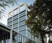 Corvinus Gellért campus in Budapest - revitalization of the existing structure allowed to create a modern facility in an economical and sustainable way, while maintaining high standards
