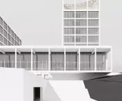 Kampus Corvinus Gellért w Budapeszcie — wizualizacja projektu 
