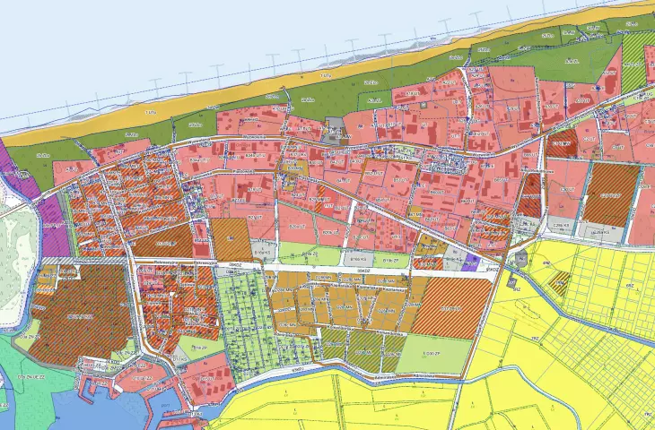 Screenshot of the municipality's MPZP