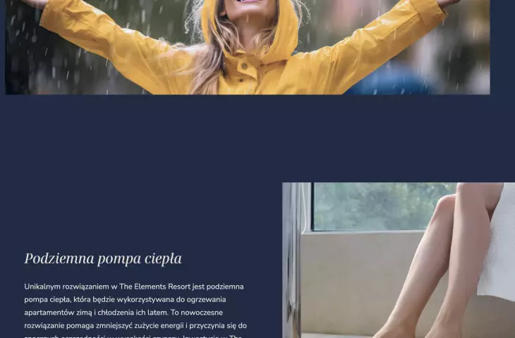 Screenshot from Elements Resort website