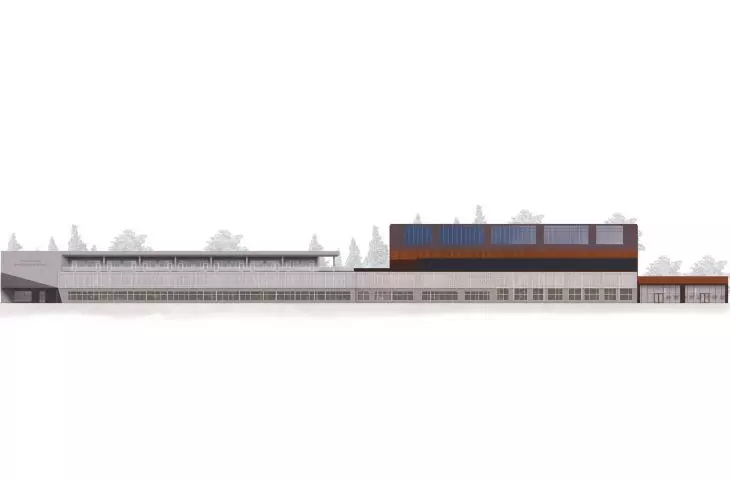 south elevation