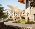 Rewitalizacji przestrzeni zewnętrznej przy Blanton Museum of Art na Uniwersytecie Teksańskim w Austin — zrewitalizowana przestrzeń zewnętrzna pełni funkcję bramy oraz miejsca spotkań, płynnie łącząc muzeum z jego otoczeniem