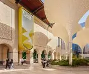 Revitalizing the outdoor space at the Blanton Museum of Art at the University of Texas at Austin - connecting the museum to the Texas State Capitol highlights its role as an important social and cultural element in the region