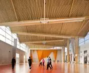 Louise Michel and Louis Aragon high schools in Gisors