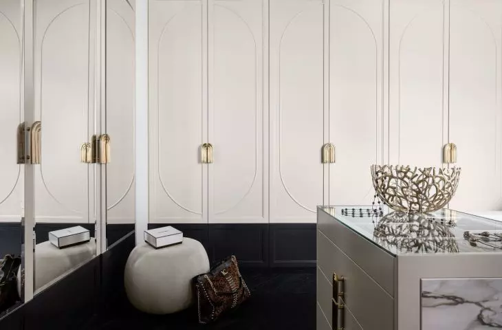 Closet in the apartment of Dagmara Iwanska
