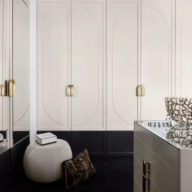 Closet in the apartment of Dagmara Iwanska