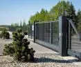 PI industrial fence gates are designed to close entrances with a passage width of up to 16 m, and up to 24 m if two converging gates are used