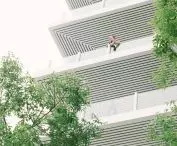 De Voortuinen residential skyscraper in Amsterdam