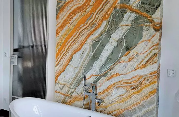 Decorative onyx panel with backlighting option