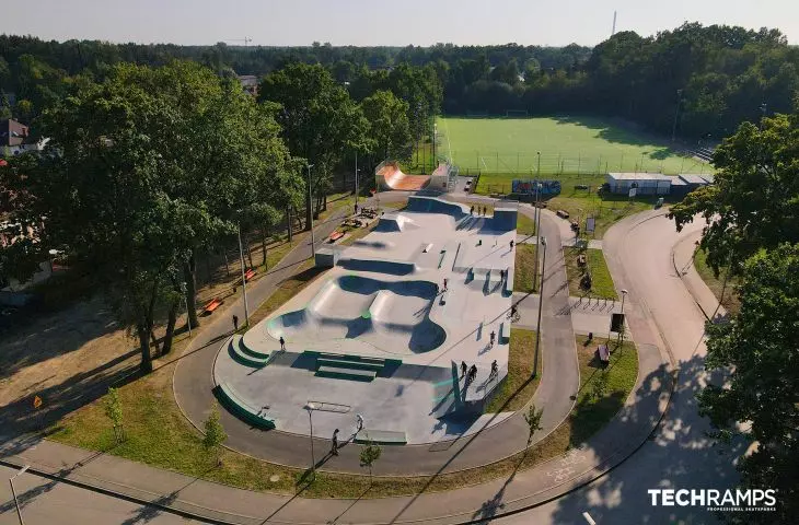 Skatepark in Zielonka